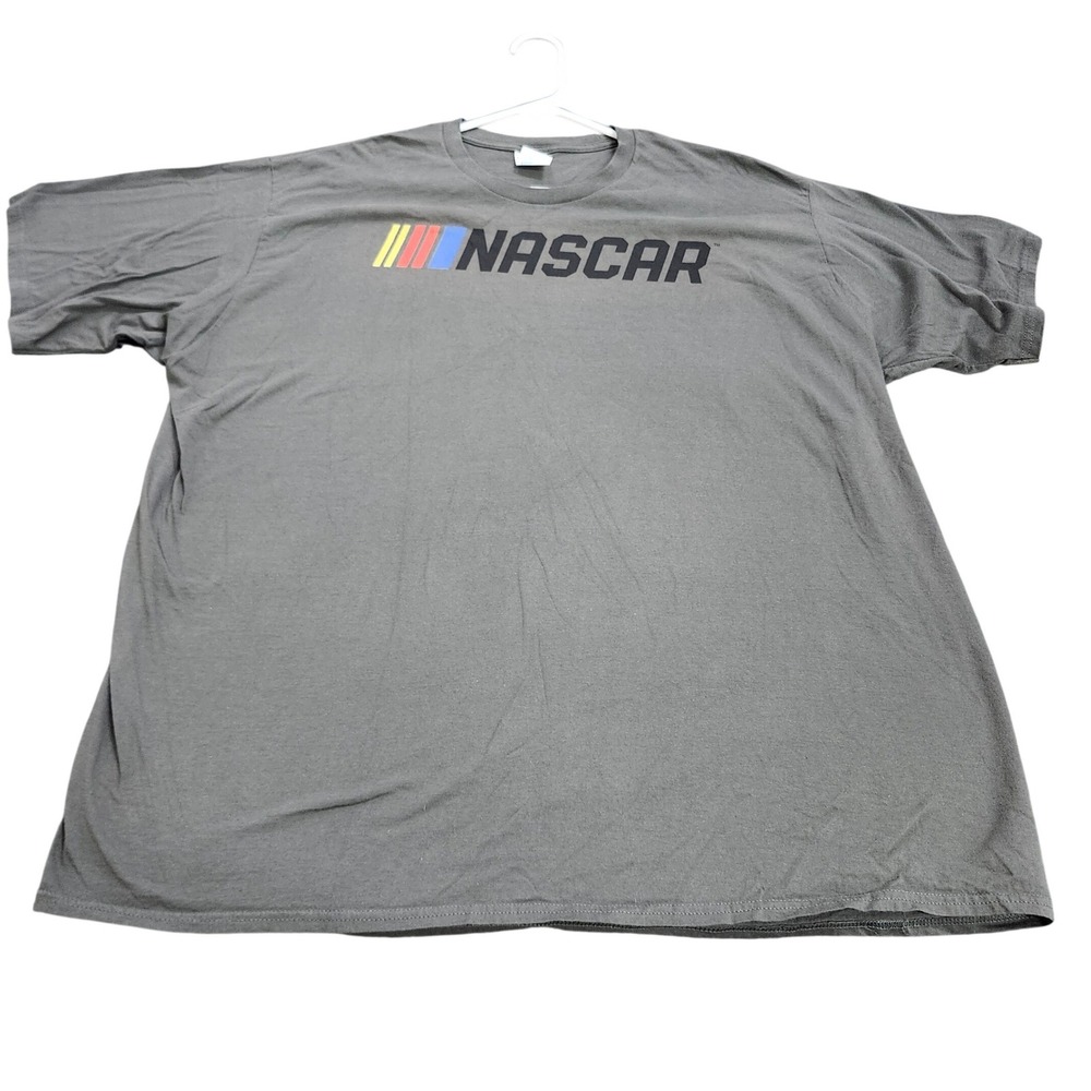 Port & Company NASCAR Graphic T-Shirt Charcoal Gray Mens 3XL Fan Favorite Racing